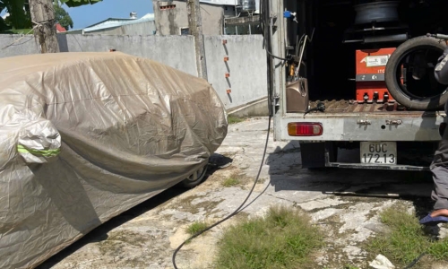 Vá Vỏ Lưu Động Bình Dương Hổ Trợ Khắc Phục Cho Khách ở Lê Hồng Phong Phú Hòa TDM Bình Dương